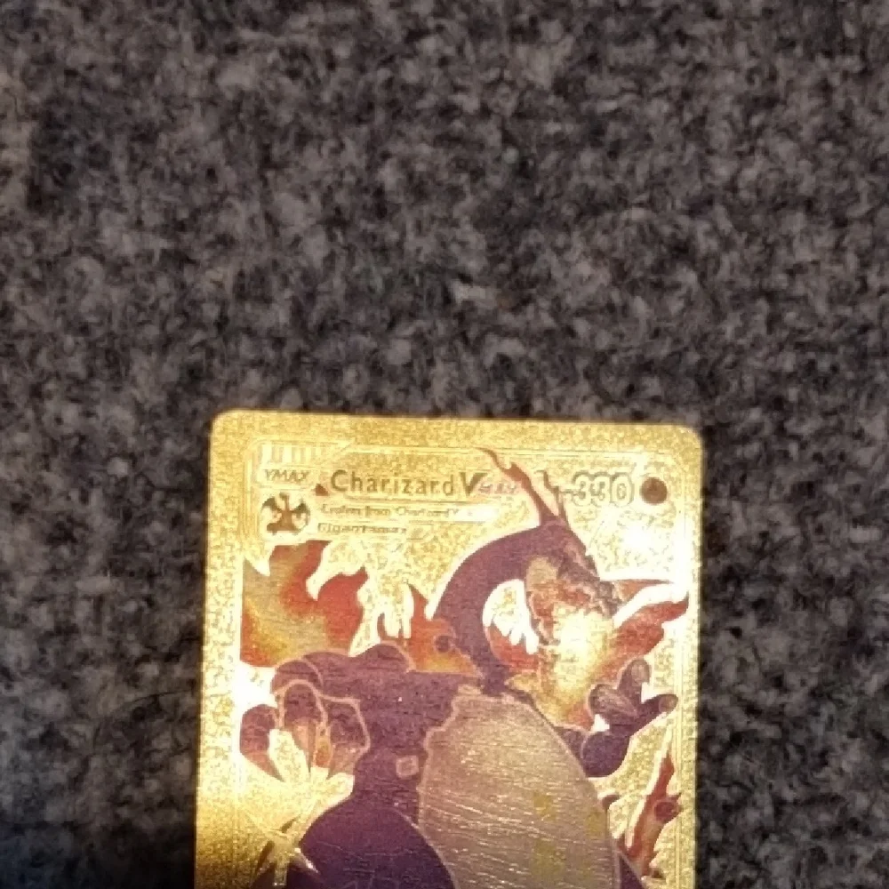 Other | Gold Charizard Vmax Card | Poshmark